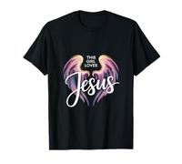 Cette Fille Aime Jésus Chrétienne Fille Jésus T-Shirt