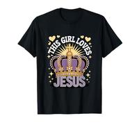 Cette Fille Aime Jésus Chrétienne Fille Jésus T-Shirt