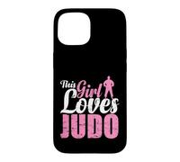 Cette Fille Aime la grâce et la ténacité du Judo Coque pour iPhone 15