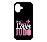 Cette Fille Aime la grâce et la ténacité du Judo Coque pour iPhone 16