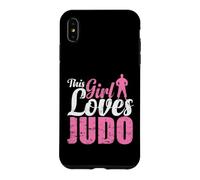 Cette Fille Aime la grâce et la ténacité du Judo Coque pour iPhone XS Max