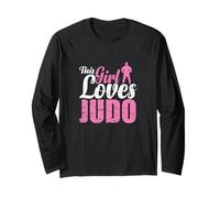 Cette Fille Aime la grâce et la ténacité du Judo Manche Longue