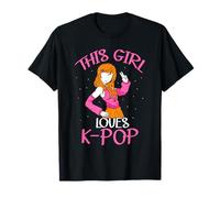 Cette Fille Aime La K-Pop Amoureux Coréen Musique Corée T-Shirt