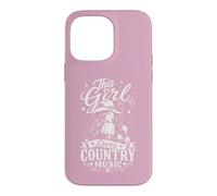 Cette Fille Aime la Musique Country Coque pour iPhone 14 Pro Max