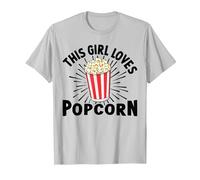 Cette Fille Aime Le Pop-Corn, Les Films de cinéma, Le Pop-Corn pour Femmes T-Shirt, Homme, Argent, L