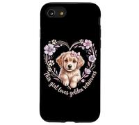Cette Fille Aime Les Golden Retrievers Girls Golden Retriever Coque pour iPhone SE (2020) / 7/8