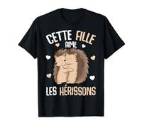 Cette Fille Aime Les Hérissons Enfants Hérisson T-Shirt