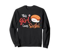 Cette Fille Aime Les sushis Mignon Nourriture féminine Citation Art Sweatshirt