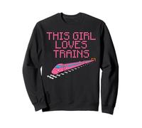 Cette fille aime les trains, les trains à grande vitesse Sweatshirt