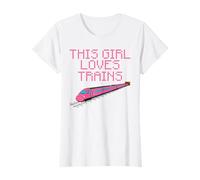 Cette fille aime les trains, les trains à grande vitesse T-Shirt