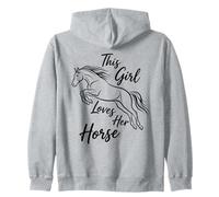 Cette Fille Aime Son Cheval, Sauter à Cheval Sweat à Capuche