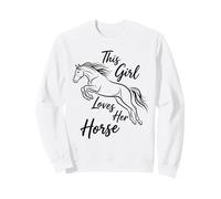 Cette Fille Aime Son Cheval, Sauter à Cheval Sweatshirt