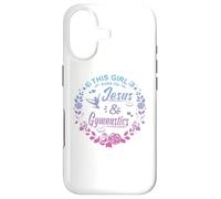 Cette Fille Court sur Jésus et la Gymnastique Christian Coque pour iPhone 17