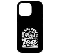 Cette fille court sur le thé et adore les comédies musicales Coque pour iPhone 14 Pro Max