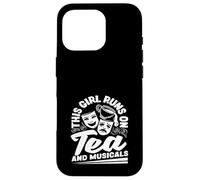 Cette fille court sur le thé et adore les comédies musicales Coque pour iPhone 16 Pro
