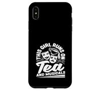 Cette fille court sur le thé et adore les comédies musicales Coque pour iPhone XS Max