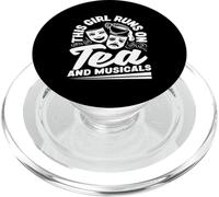 Cette fille court sur le thé et adore les comédies musicales PopSockets PopGrip pour MagSafe
