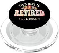 Cette Fille est à la Retraite Est 2025 Groovy Retirement PopSockets PopGrip pour MagSafe