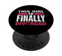 Cette Fille Est Enfin Divorcée Séparé Divorcé Ex Divorce PopSockets PopGrip Adhésif