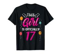 Cette fille est officiellement 17 ans anniversaire filles T-Shirt
