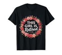 Cette fille est retraitée Est. 2026 Floral pour la retraite des femmes T-Shirt