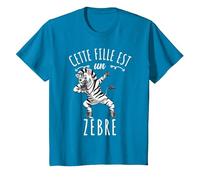 Cette Fille Est Un Zèbre T-Shirt, Enfant, Saphir, 10 Ans