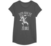 Cette Fille Est Un Zèbre T-Shirt, Fille, Asphalte, S