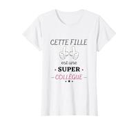 Cette fille est une super collègue Cadeau Départ Travail T-Shirt
