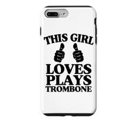 Cette Fille Joue du Trombone à Deux Pouces Coque pour iPhone 7 Plus/8 Plus