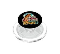 Cette Fille rêve de Chevaux Amoureuse des Chevaux PopSockets PopGrip pour MagSafe