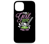 Cette fille sait comment se débrouiller pour une fille de golf Coque pour iPhone 13