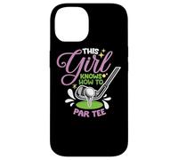 Cette fille sait comment se débrouiller pour une fille de golf Coque pour iPhone 14