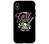 Cette fille sait comment se débrouiller pour une fille de golf Coque pour iPhone X/XS