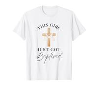 Cette fille s'est fait baptiser un baptême chrétien, j'ai décidé T-Shirt