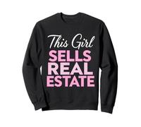Cette Fille Vend des biens immobiliers à louer, Agent Immobilier pour Femmes Sweatshirt