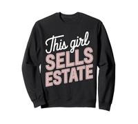 Cette Fille Vend Un Agent Immobilier louer Un Agent Immobilier Vendeur Sweatshirt