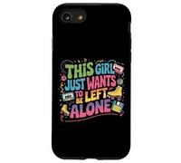 Cette Fille Veut Juste qu'on la Laisse Tranquille Design Coque pour iPhone SE (2020) / 7/8