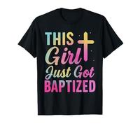Cette fille vient de se faire baptiser le baptême de communion chrétienne 2025 T-Shirt