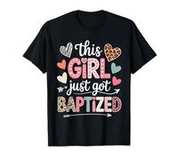 Cette Fille Vient de se Faire baptiser Une Communion chrétienne Religieuse T-Shirt