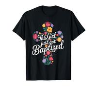 Cette Fille Vient de se Faire baptiser Une Communion chrétienne Religieuse T-Shirt
