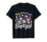 Cette Fille Vient de se Faire baptiser Une Communion chrétienne Religieuse T-Shirt