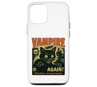 Cette Fois, C'est Vampire Cat Horror Dark Funny Night. Coque pour iPhone 12/12 Pro