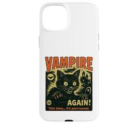Cette Fois, C'est Vampire Cat Horror Dark Funny Night. Coque pour iPhone 15 Plus