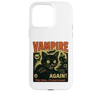 Cette Fois, C'est Vampire Cat Horror Dark Funny Night. Coque pour iPhone 15 Pro Max