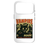 Cette Fois, C'est Vampire Cat Horror Dark Funny Night. Coque pour iPhone 17 Pro