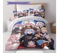 Cette Fois Où Je Me Suis Réincarné En Slime, Parure De Lit À Motif De Couette, Housse De Couette, Taie D'oreiller, Decoration Douce Pour La Chambre À Coucher, Literie, Cadeau De No