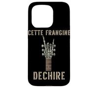 Cette Frangine Dechire Guitare Gothique Rocker Squelette Coque pour iPhone 15 Pro