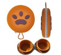 Cette gamelle de Voyage Pliable et Portable est spécialement conçue pour Les Boston Terrier. Dotée d'un Double Compartiment et d'une boîte de Rangement, Elle est légère et Facile à Transporter A