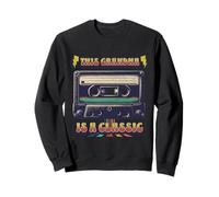 Cette Grand-mère est Une Mixtape Classique de Musique rétro Sweatshirt