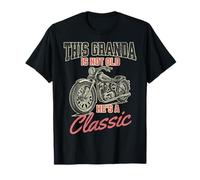 Cette grand-mère n'est pas vieille, c'est un moteur de moto classique et amusant T-Shirt